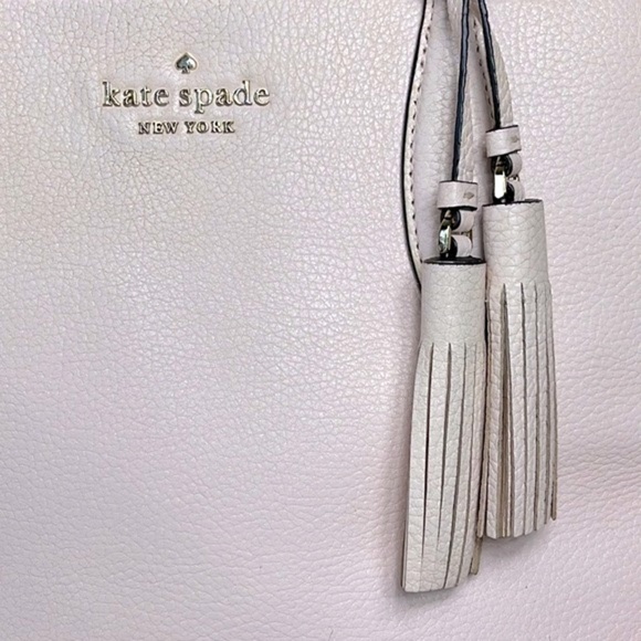 KATE SPADE NEW YORK Rowe Crossbody Satchel Pink Pebbled Leather Medium Purse - Picture 5 of 17